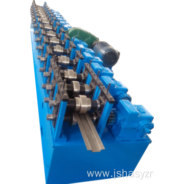 Door panel stiffener elevator profile forming machine